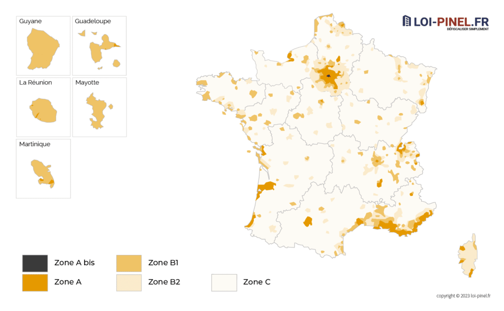 Quelles sont les nouvelles zones Pinel 2024 ? Loipinel.fr